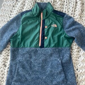 The North Face Green and Blue Women's Jacket